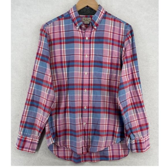 J. Crew Other - Tailored by J. Crew  Cotton Shirt Plaid